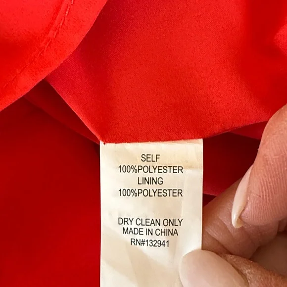 Amanda Uprichard Sabine Mini Sheath Dress Red Size Medium - Picture 13 of 13